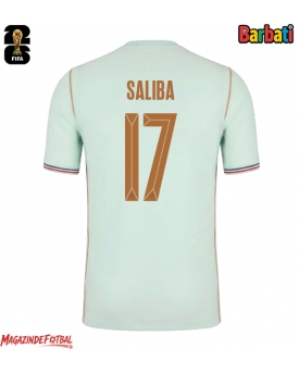 Franța William Saliba #17 Tricou Fotbal Replică Mondial 2026 Barbati Deplasare Franța William Saliba #17 Tricou Fotbal Replică Mondial 2026 Barbati Deplasare